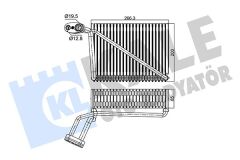 KALE 350085 KLİMA EVAPORATÖR A4-PASSAT 1.6-1.8-1.9 TDi-2.0 97-05 A4 95-01 200x262x65 8FV351211191