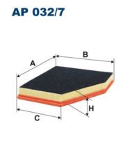 FILTRON FILT AP 032/7 E60-E61-E63-E64 HAVA FILTRESI LX 1261 / E727L