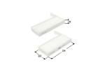 SARDES SCA3118-2 POLEN FİLTRESİ ASTRA L 21> P308 II-III 13> P508 18> KARBONLU