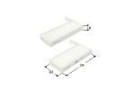 SARDES SCA3118-2 POLEN FİLTRESİ ASTRA L 21> P308 II-III 13> P508 18> KARBONLU