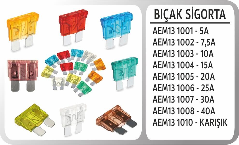 AEM13 1001 BICAK SIGORTA 5A