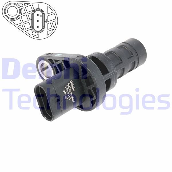 DELPHI SS12316-12B1 KRANK MİLİ SENSÖRÜ FIAT EGEA 16> PUNTO 09>12 500X 14> 500 07> DOBLO 10> ALFA ROMEO GIULIETTA 10>18 MITO 09>18 JEEP RENEGADE 14>18 1.2 1.4 1.6D MTJ 1.6