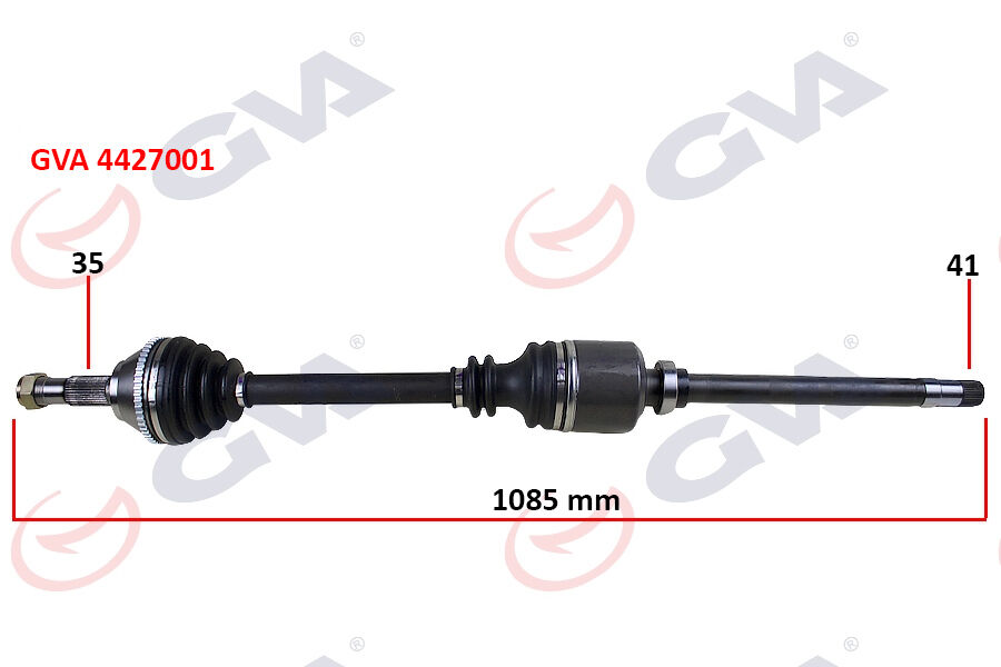 GVA 4427001 KOMPLE AKS SAĞ DUCATO-BOXER-JUMPER 2.5 D 94-02 18Q 1085mm