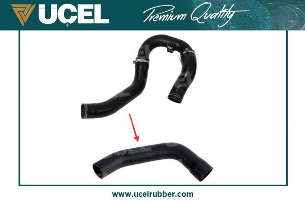 UCEL S35658 TURBO ÇIKIŞ HORTUM BÜYÜK DİRSEK BORUSUZ FIAT DOBLO III 15>23 1.3D MULTIJET