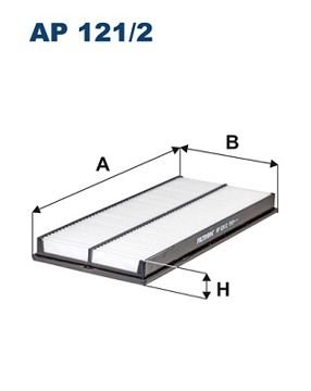 FILTRON FILT AP 121/2 IMPREZA (GC, GD) : FORESTER (SF, SG) 2.0 98-04 HAVA FILTRESI .