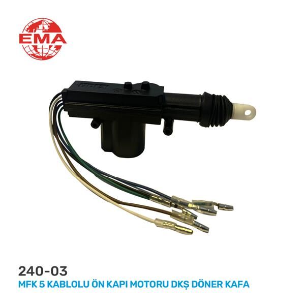 EMA 240-03 MFK-5K MERKEZİ KİLİT MOTORU 5 KABLO ÖN TOFAŞ ÜNİVERSAL