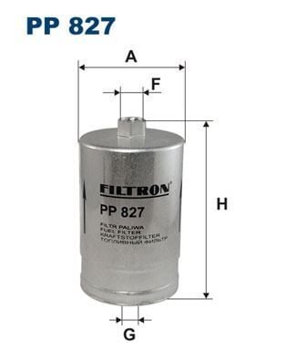 FILTRON PP827 YAKIT FİLTRESİ PASSAT 90-05 -A6 WK725
