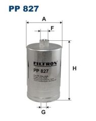 FILTRON PP827 YAKIT FİLTRESİ PASSAT 90-05 -A6 WK725