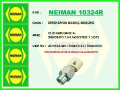 NEIMAN 10324R DİREKSİYON BASINÇ MÜŞÜRÜ CLIO II-MEGANE II-SANDERO 1.4-1.6-DUSTER 1.5 DCI