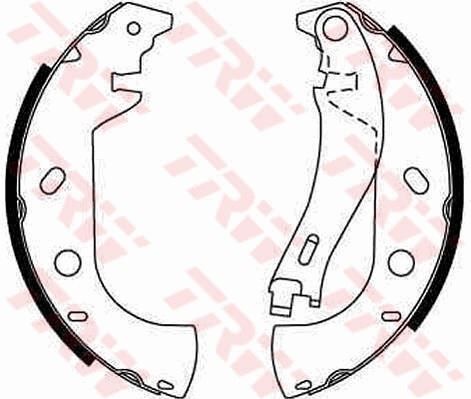 TRW GS8653 ARKA PABUÇ BALATA PALIO WEEKEND 1.2-1.6 16V-MAREA WEEKEND 1.6 16V 1.9 JTD 228x42