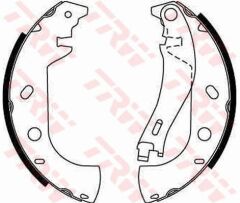 TRW GS8653 ARKA PABUÇ BALATA PALIO WEEKEND 1.2-1.6 16V-MAREA WEEKEND 1.6 16V 1.9 JTD 228x42