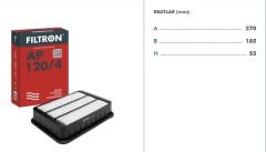 FILTRON FILT AP 120/4 LANCER (CY) : ASX (GA) 1.6 10-12 : OUTLANDER (CW) 2.0/2.0 DI-D 09-12 HAVA FILTRESI .