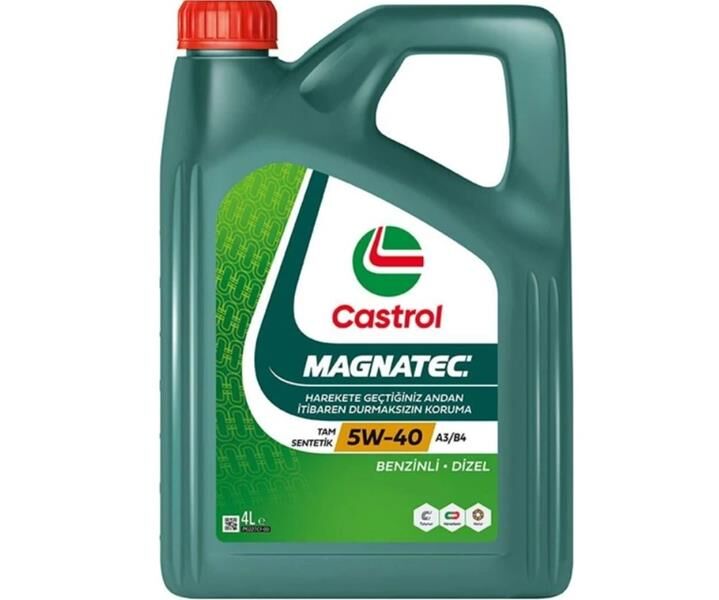 CASTROL 15FFCD MOTOR YAĞI MAGNATEC 5W-40 A3/B4 4X4L TU