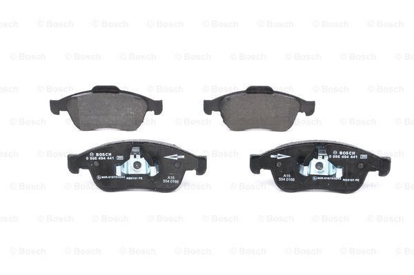BOSCH 0986494441 ÖN FREN BALATASI MEGANE III 09> SCENIC III 09>FLUENCE 10>DUSTER 10> LODGY 12> CAPTUR I 13>1.5 DCI 1.6 16V