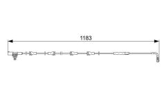 BOSCH 1987473031 BALATA FISI ARKA LAND ROVER DISCOVERY III-IV L319 RANGE ROVER SPORT I L320