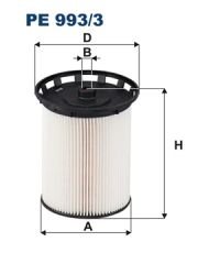 FILTRON FILT PE 993/3 Q7-TOUAREG YAKIT FILTRESI E450KP D348 / KX493D