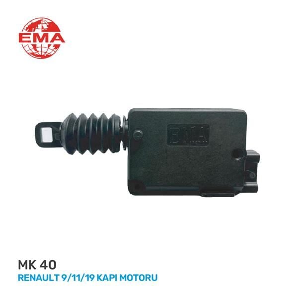 EMA MK40 KAPI KİLİT-BAGAJ MOTORU R9-R11-R19-R21-CLIO-MEGANE-KANGOO-MASTER II MERKEZİ KİLİT MOTORU