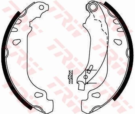 TRW GS8669 ARKA PABUÇ BALATA CLIO II 98 >05 > SYMBOL II 08 > LOGAN 04 >11 > SANDERO 08 >11 > 180x40