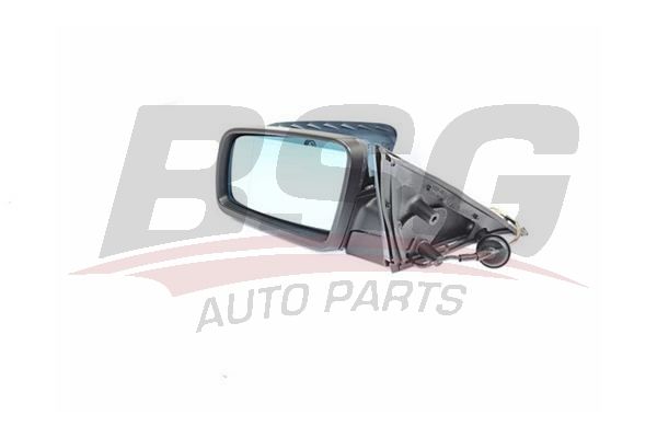 BSG BSG 15-900-004 E60 DIS DIKIZ AYNASI SOL Elektrikli Isitmali Astarli Mavi Cam Kör noktali
