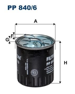FILTRON FILT PP 840/6 203-211-169-245-204 YAKIT FILTRESI