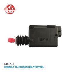 EMA MK60 BAGAJ DEPO KİLİT MOTORU R19-R21-CLIO-KANGOO-MEGANE-LOGAN