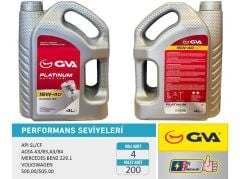 MOTOR YAĞI 15W40 4 LT PLATINUM MİNERAL API SL/CF