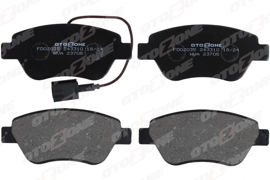 ÖN BALATA DOBLO-ALBEA-LINEA-STILO-FIORINO 1.3MJTD-BIPPER-NEMO 1.4 HDI fişli