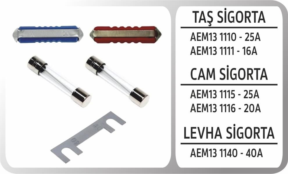 AEM13 1116 CAM SIGORTA 20A