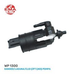 EMA WP1300 SU FİSKİYE MOTORU ÇİFT ÇIKIŞ RENAULT CLIO II 98>04 KANGOO 97> LAGUNA I 95>01 MEGANE I 96>03 SC NIC I MPV 99>01 TWINGO I 01>07 NISSAN ALMERA N16 00> MICRA II K11 92>00 TERRANO II R20 96>