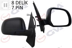 GVA 1019199 DIŞ DİKİZ AYNASI SAĞ DOKKER-LODGY 12> ELEKTRİKLİ ISITMALI KONVEKS 7 FİŞ VM-6803EHSR