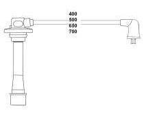 HELLUX HBK.3537 BUJİ KABLOSU MAZDA 626 2.0L FS 16v DOHC GE kasa 92-97