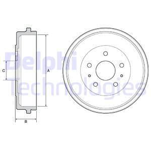 FREN KAMPANASI ARKA FORD B-MAX 12> TOURNEO-TRANSİT COURİER 14>24 Dış: 271mm/ iç: 228mm