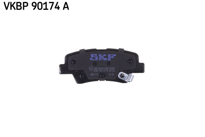 SKF VKBP90174A ARKA FREN BALATA HYUNDAI i20 1.2L G4LA 15-20 1.4L G4LC 15-18 1.4L D4FC CRDi 15-18 / ELANTRA 1.6L D4FB G4FG 16-> / KIA SOUL 1.6L D4FB 14-> / SPORTAGE 1.6L G4FD G4FJ T-GDI 15-> 1.6L D4FE 18-> delikli