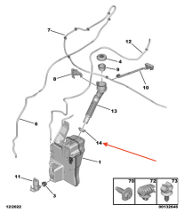 OE-OPEL 9829090580 HORTUM CONTASI