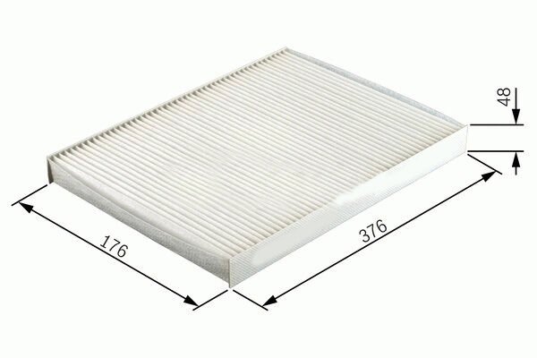 POLEN FİLTRESİ CITROEN JUMPY 07>16 PEUGEOT EXPERT 07>16 1.6-2.0 HDI SCUDO 1.6-2.0 D MTJ