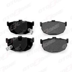 OTOZONE FDA8004-R ARKA FREN BALATA HYUNDAI ELANTRA 1.6L G4ED 01-06 / COUPE 1.6L 96-02 / KIA CERATO 1.6L G4ED 04-> 1.5L D4FA CRDİ 04-06 1.6L D4FB 07-10 2.0L D4EA dizel 04-06 - Aşınma ikaz soketli