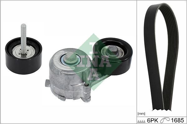 INA 529042110 ALTERNATÖR GERGİ KİTİ 6PK1685 KAYIŞ ASTRA J-ASTRA K-INSIGNIA B-ZAFIRA C 1.6 A16XHT-A-B16SHL-SHT