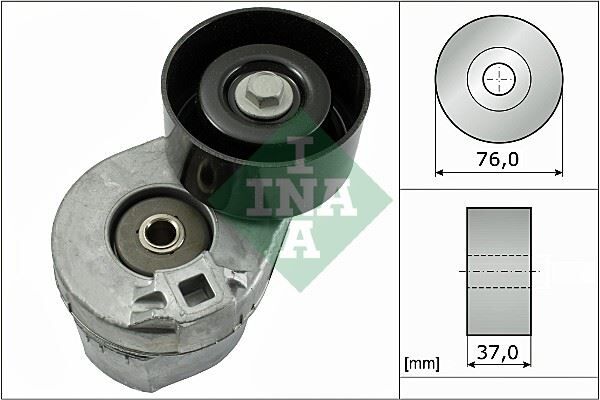 INA 534003110 ALTERNATÖR GERGİ RULMANI KUTUKLU TRANSİT V184 2.4 DI-2.4 TDI-2.4 TDE 00-06 76X37X17
