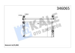 KALE 346065 MOTOR SU RADYATORU BMW N13 N47 B47 F20 F21 F22 F23 F30 F31 F34 F35 F32 F33 F36