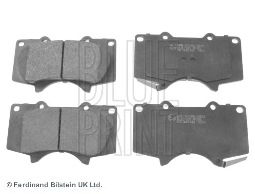 BLUEPRINT ADT342142 ÖN FREN BALATA TOYOTA HILUX 3.0L 1KD-FTV KUN26 4x4 09-11 / LAND CRUISER PRADO 4.0L 1GR-FE GRJ150 09- > 3.0L 1KD-FTV KDJ120 D-4D 03-09 / MITSUBISHI PAJERO 3.2L 4M41 V98W 07->