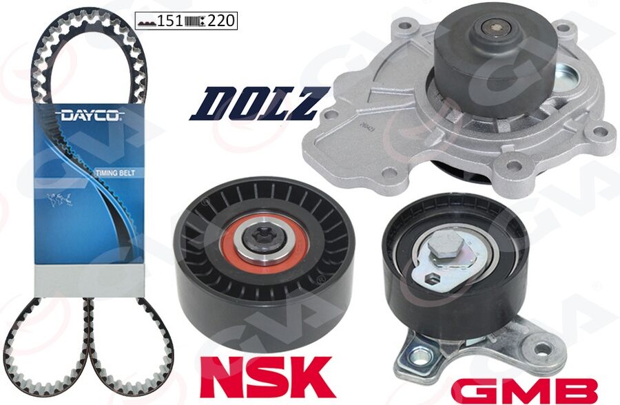 GVA 59WPK9935 DEVİRDAİMLİ EKSANTRİK GERGİ KİTİ 151x220 ANTARA-CHEVROLET CAPTIVA-CRUZE-LACETTI-NUBIRA 07> 2.0 D-CDI