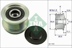 INA 535004110 ALTERNATÖR GERGİ RULMANI ALTERNATÖR KASNAĞI PASSAT-A4-A6 1.8-2.0 TFSI BZB