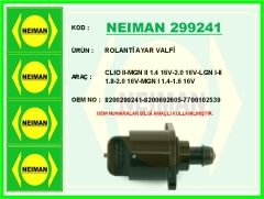 NEIMAN 299241 ROLANTİ AYAR VALFİ CLIO II-MGN II 1.4 16V-2.0 16V-LGN I-II 1.8-2.0 16V-MGN I 1.4-1.6 16V