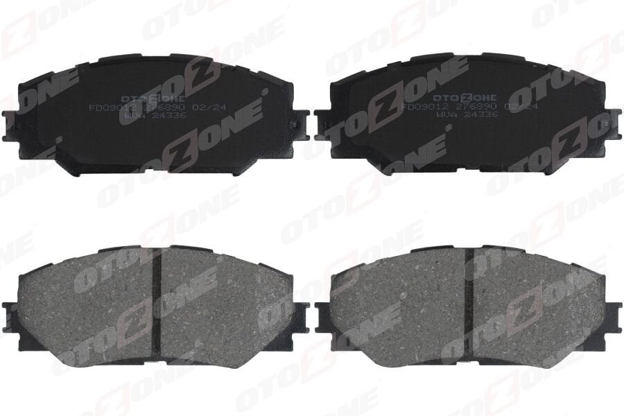 OTOZONE FDO9012 ÖN FREN BALATA TOYOTA AURIS. COROLLA 1.6L 1ZR-FE ZRE151 07-11 / 1.33L 1NR-FE NRE150 6 vites 10-12