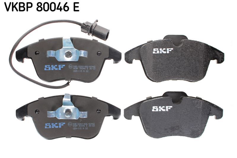 SKF VKBP80046E ÖN BALATA FİŞLİ AUDI A4-A5-A6-A7-Q5 2008 >