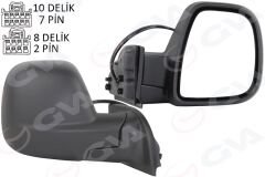 GVA 1029106 DIŞ DİKİZ AYNASI FIAT YENİ DOBLO COMBİ- CARG0 ELEKTRİKLİ DESENLİ REZİSTANSLI OTOMATİK AÇMA KAPAMA SAĞ 23-