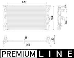 MAHLE CR2324000P MOTOR SU RADYATORU BMW B57 G11 G12 G15 G16 F92 F93