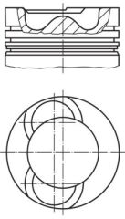 MAHLE 0280900 MOTOR PİSTON SEGMAN STD VW LT35 CRAFTER 2.5 163ps BJK-BJJ 81.01