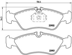 BREMBO P50082 FREN BALATASI ARKA MERCEDES SPRINTER B901>B904 . VW LT 28-35-46