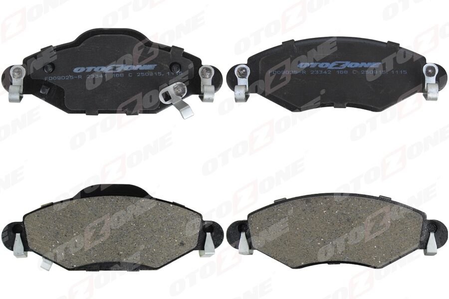 OTOZONE FDO9025-R ÖN FREN BALATA TOYOTA YARIS 1.0L 1SZ-FE SCP10 fransız üretim 03-05 / 1.3L 2SZ-FE SCP12 fransız üret im 03-05